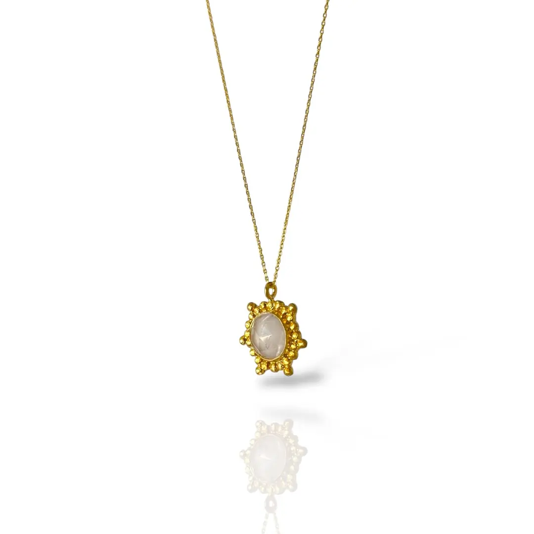 Soleil Kolye - Crystal Quartz (Handcrafted) 2