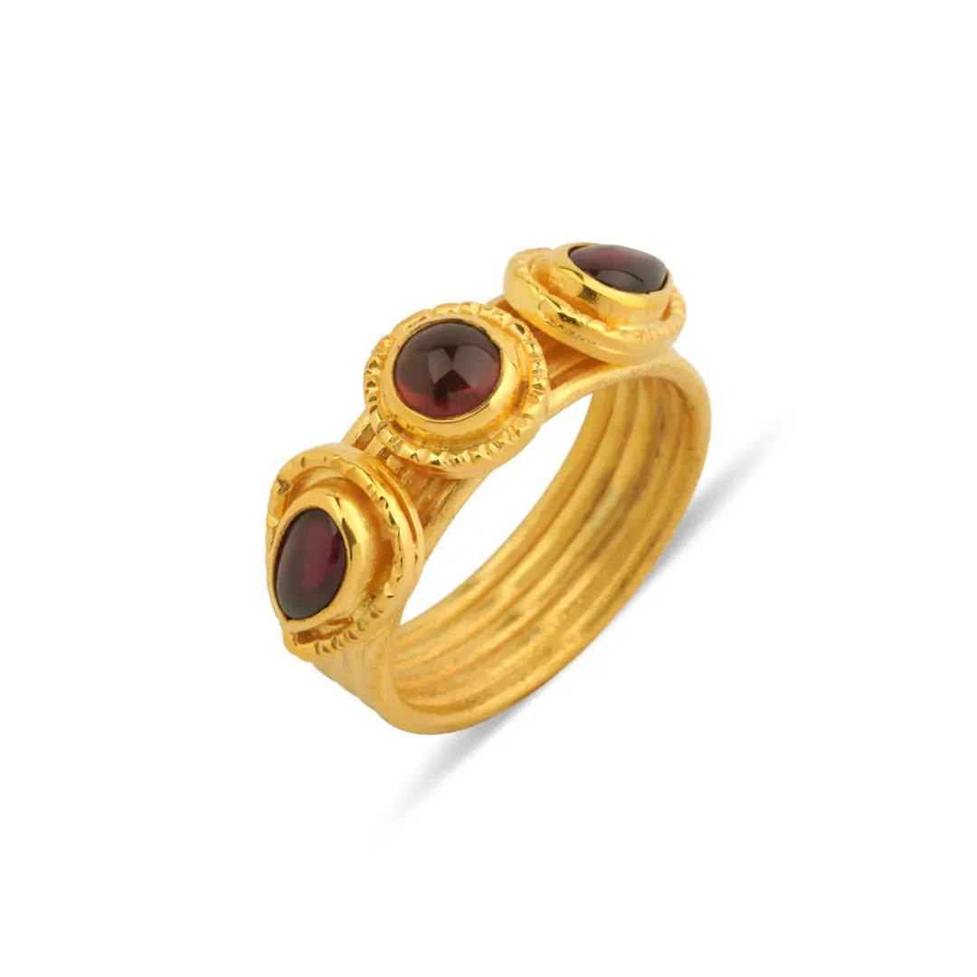Elara Ring - Garnet Stone 1