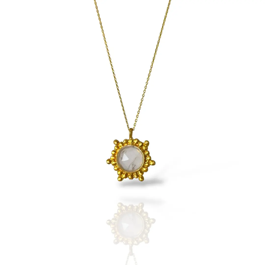 Soleil Kolye - Crystal Quartz (Handcrafted) 1