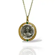 Fauna Madalyon - Coin & Emerald (Handcrafted) 3