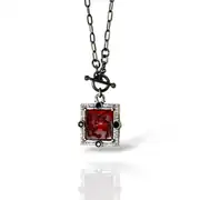 Raro Madalyon – Old Agate Stone (Handcrafted) "Rhodium" 2