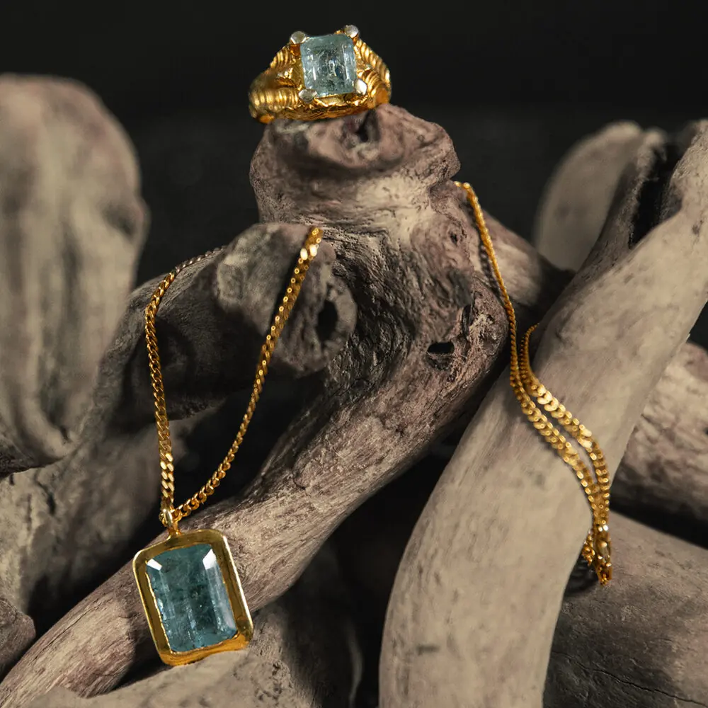 Levasseur Ring - Aquamarine Stone 2