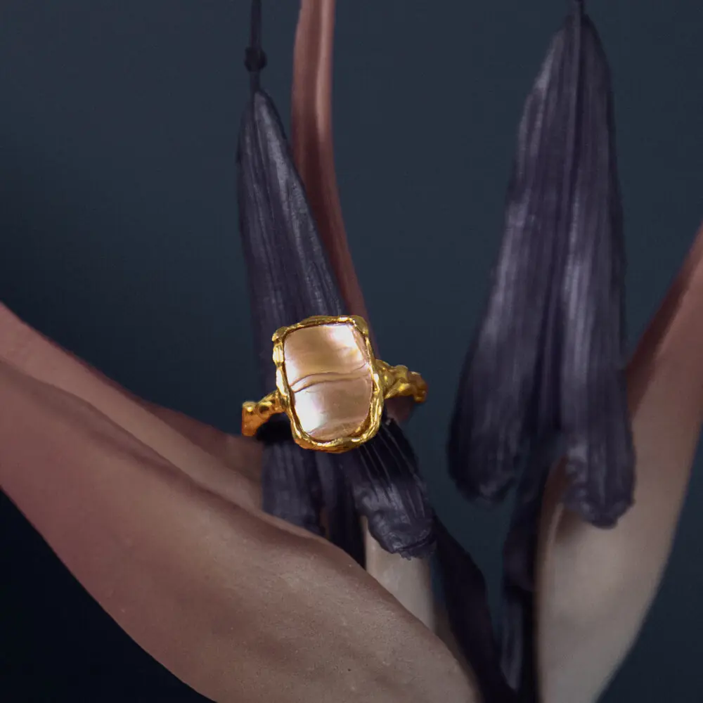 03:40 Ring - Mother Of Pearl Stone 3