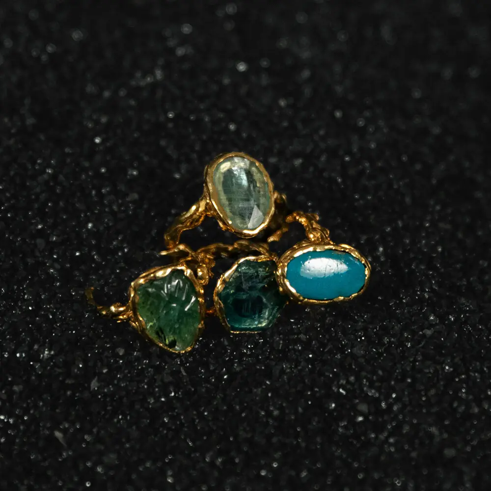 Gráinne Ring - Kyanite Stone 5