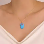 Fatemeh Kolye - Turquoise Stone (Handcrafted) 2